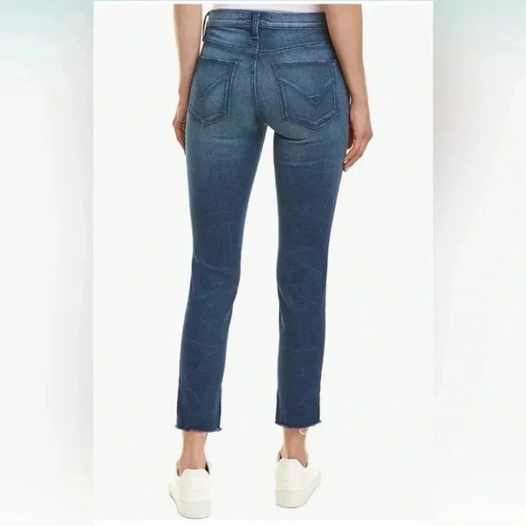 Hudson Nico Super Skinny Distressed Raw Hem Jeans  Size 27 - Picture 1 of 10